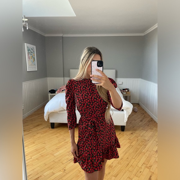 Asos floral red dress - Picture 3 of 5